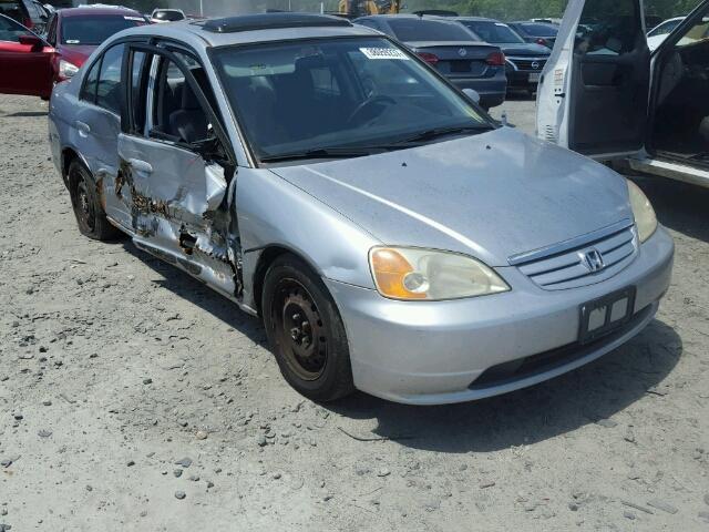 2HGES26731H547925 - 2001 HONDA CIVIC EX SILVER photo 1