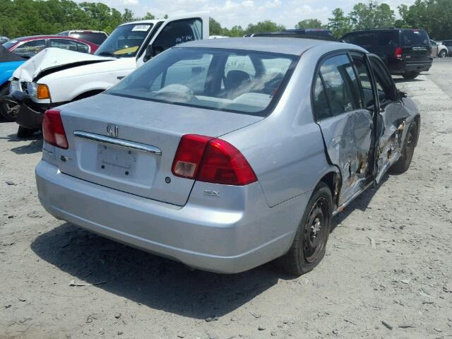 2HGES26731H547925 - 2001 HONDA CIVIC EX ვერცხლისფერი ფოტო 4