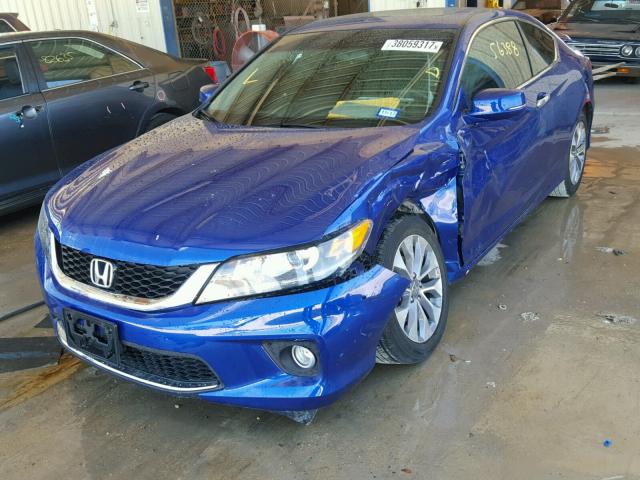 1HGCT1B70DA024188 - 2013 HONDA ACCORD EX BLUE photo 2