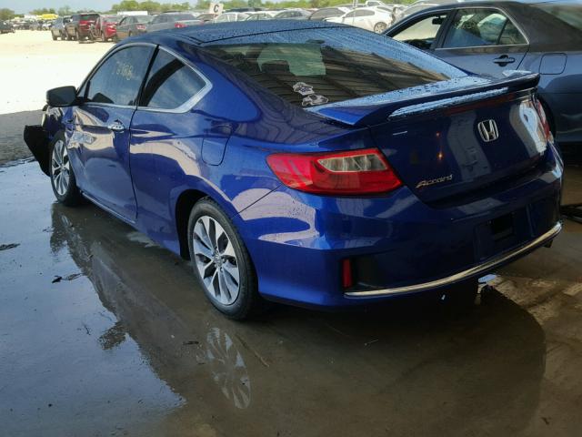 1HGCT1B70DA024188 - 2013 HONDA ACCORD EX BLUE photo 3