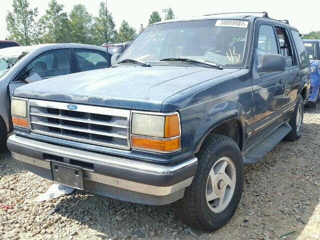 1FMDU34X0PUB58030 - 1993 FORD EXPLORER GREEN photo 2