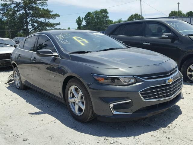 1G1ZB5ST5JF226287 - 2018 CHEVROLET MALIBU LS ნაცრისფერი ფოტო 1