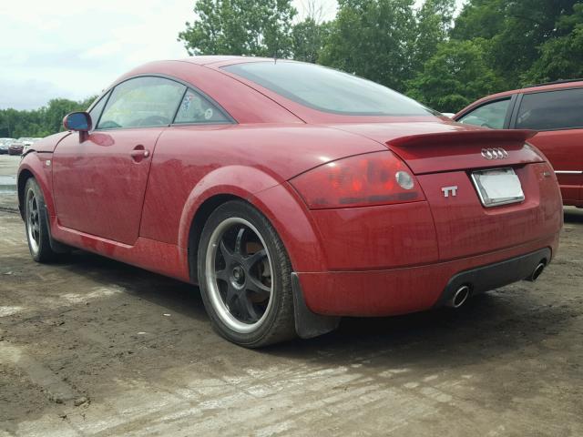 TRUWT28N611005279 - 2001 AUDI TT QUATTRO RED photo 3