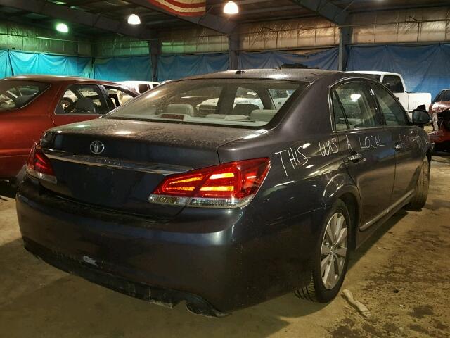 4T1BK3DB6BU426900 - 2011 TOYOTA AVALON BAS Մոխրագույն լուսանկար 4