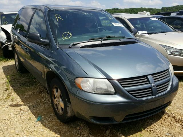 1D4GP45R16B559405 - 2006 DODGE CARAVAN SX GREEN photo 1