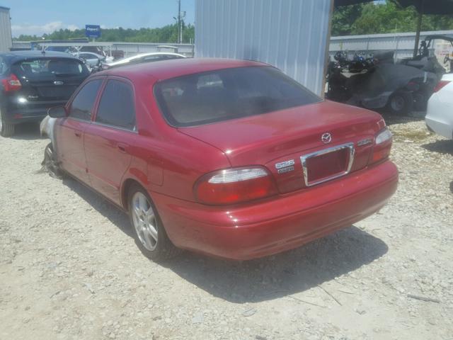 1YVGF22D1Y5125266 - 2000 MAZDA 626 ES RED photo 3