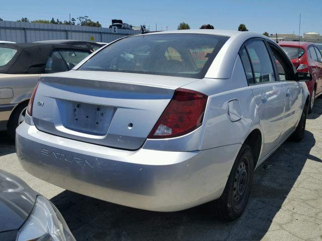1G8AJ55F67Z191595 - 2007 SATURN ION LEVEL SILVER photo 4