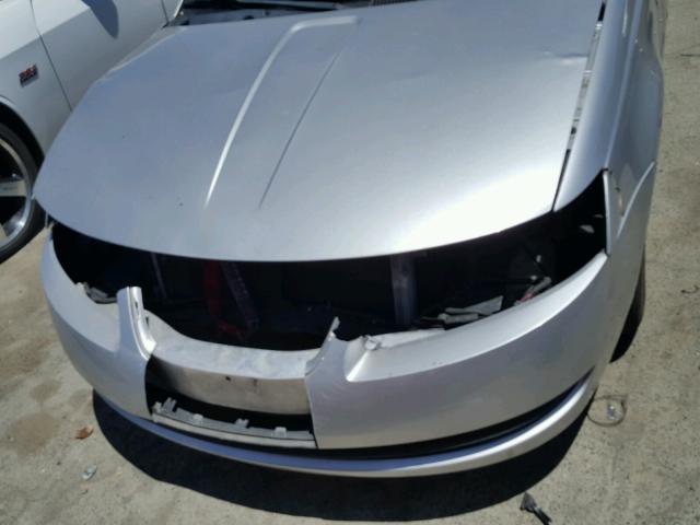 1G8AJ55F67Z191595 - 2007 SATURN ION LEVEL SILVER photo 9