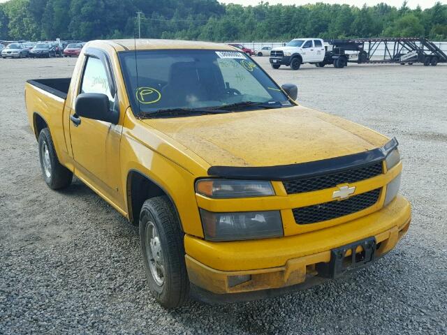 1GCCS148768168547 - 2006 CHEVROLET COLORADO YELLOW photo 1