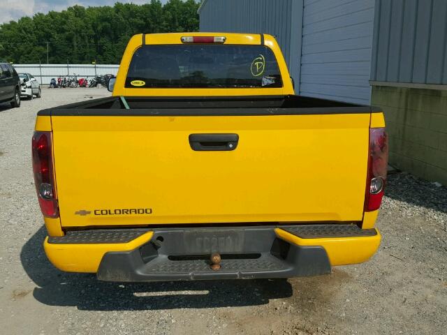 1GCCS148768168547 - 2006 CHEVROLET COLORADO YELLOW photo 6