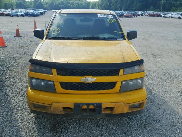 1GCCS148768168547 - 2006 CHEVROLET COLORADO YELLOW photo 9