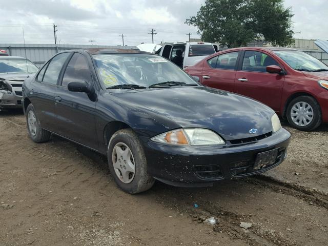 1G1JC524017160695 - 2001 CHEVROLET CAVALIER B BLACK photo 1