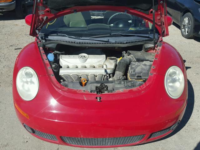 3VWSW31C46M420378 - 2006 VOLKSWAGEN NEW BEETLE 红色 照片 7
