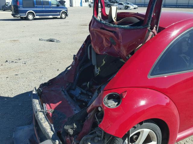 3VWSW31C46M420378 - 2006 VOLKSWAGEN NEW BEETLE 红色 照片 9