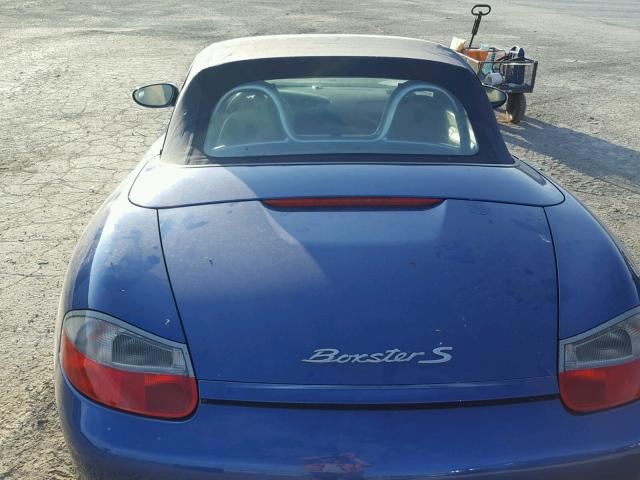 WP0CB2984YU662650 - 2000 PORSCHE BOXSTER S BLUE photo 6