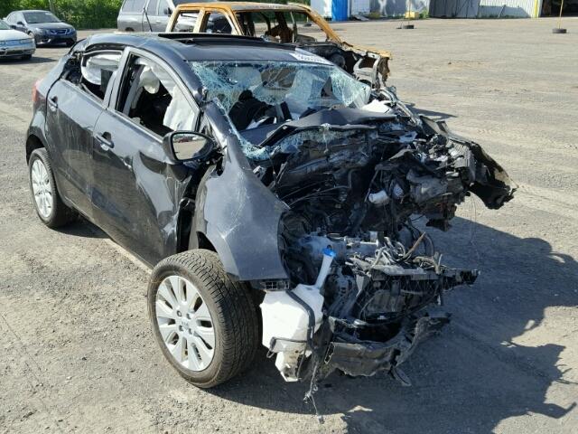 KNADN5A32D6856439 - 2013 KIA RIO EX BLACK photo 1