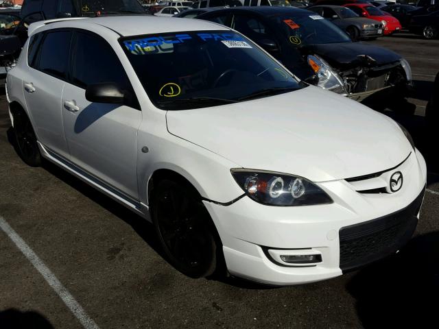 JM1BK34M981127255 - 2008 MAZDA SPEED 3 WHITE photo 1