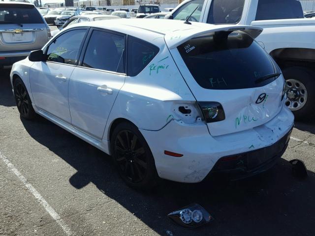 JM1BK34M981127255 - 2008 MAZDA SPEED 3 白色 照片 3