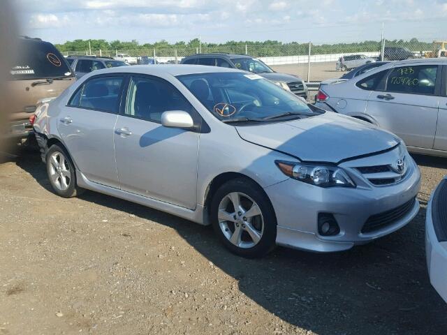 2T1BU4EE8DC025393 - 2013 TOYOTA COROLLA BA SILVER photo 1