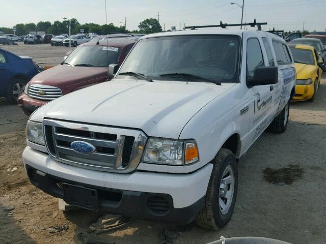 1FTYR44E69PA14673 - 2009 FORD RANGER WHITE photo 2