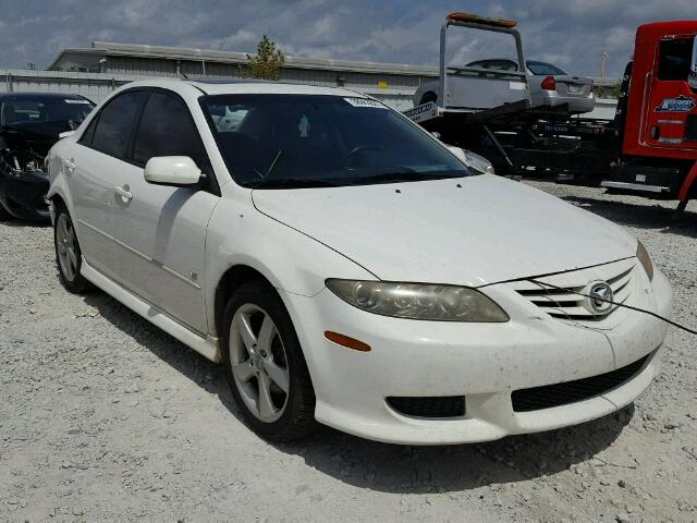 1YVHP80DX55M50484 - 2005 MAZDA 6 S WHITE photo 1