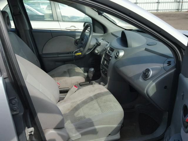 1G8AJ55F77Z160839 - 2007 SATURN ION LEVEL SILVER photo 5