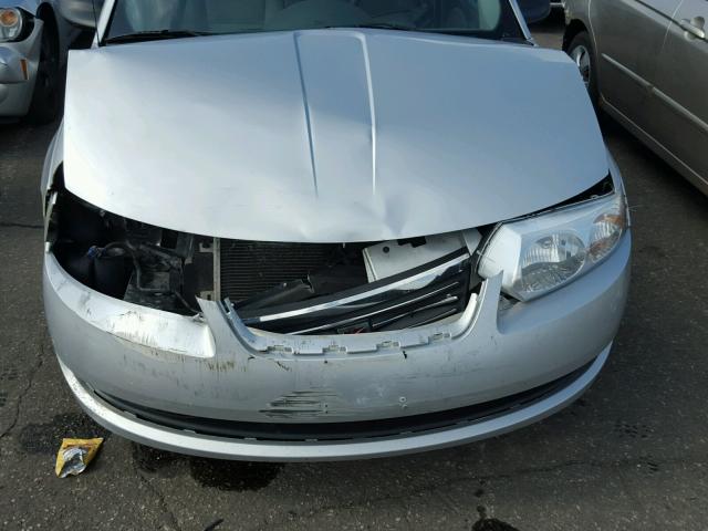 1G8AJ55F77Z160839 - 2007 SATURN ION LEVEL SILVER photo 9