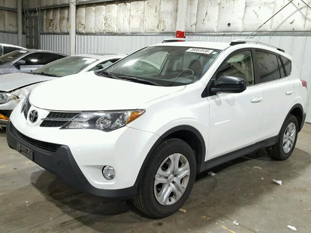 JTMBFREV0FJ036080 - 2015 TOYOTA RAV4 LE WHITE photo 2