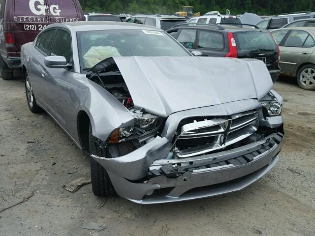 2C3CDXJG4EH296413 - 2014 DODGE CHARGER SX GRAY photo 1