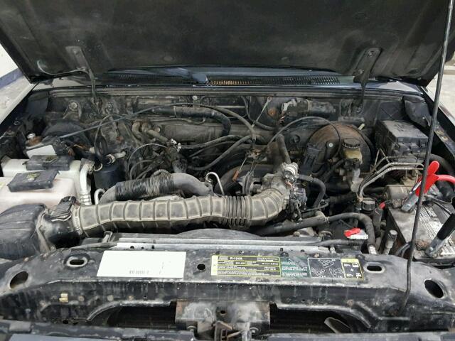 1FTYR14V03PA79086 - 2003 FORD RANGER BLACK photo 7