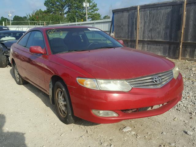 2T1CE22P42C014934 - 2002 TOYOTA CAMRY SOLA RED photo 1