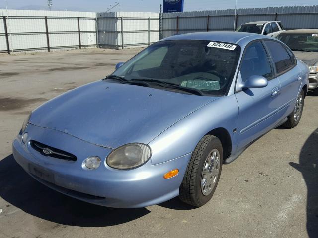 1FAFP52S5WG186965 - 1998 FORD TAURUS LX BLUE photo 2