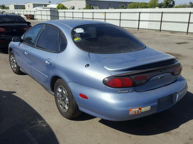 1FAFP52S5WG186965 - 1998 FORD TAURUS LX BLUE photo 3