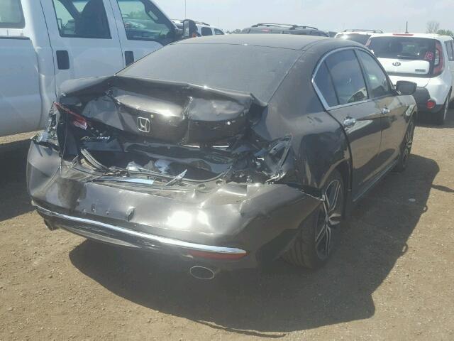 1HGCR2F59GA085718 - 2016 HONDA ACCORD BROWN photo 4