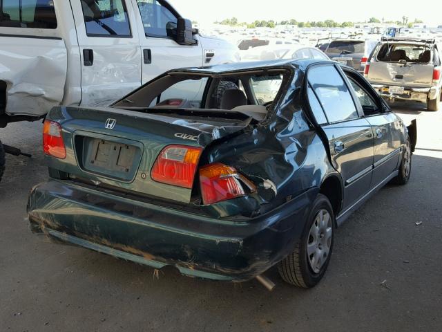 2HGEJ6613XH594838 - 1999 HONDA CIVIC BASE Yaşıl foto 4