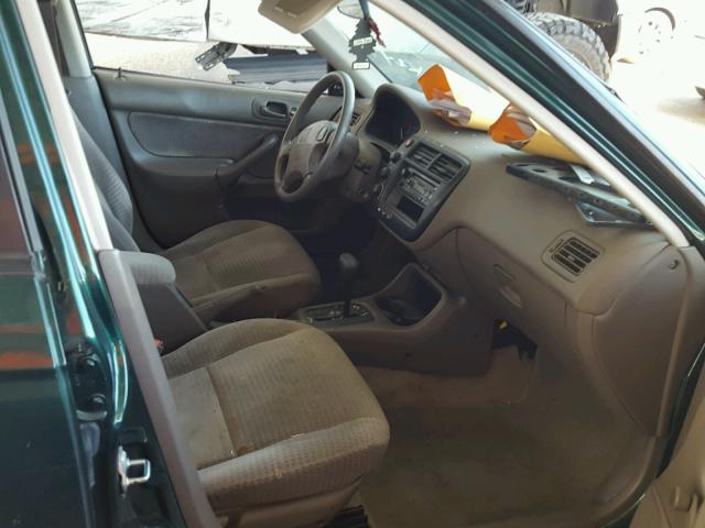 2HGEJ6613XH594838 - 1999 HONDA CIVIC BASE Yaşıl foto 5