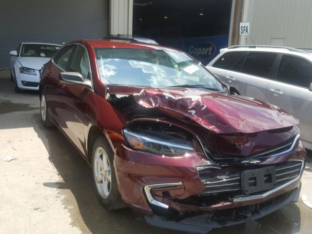 1G1ZB5ST3GF277375 - 2016 CHEVROLET MALIBU LS ბურგუნდია ფოტო 1