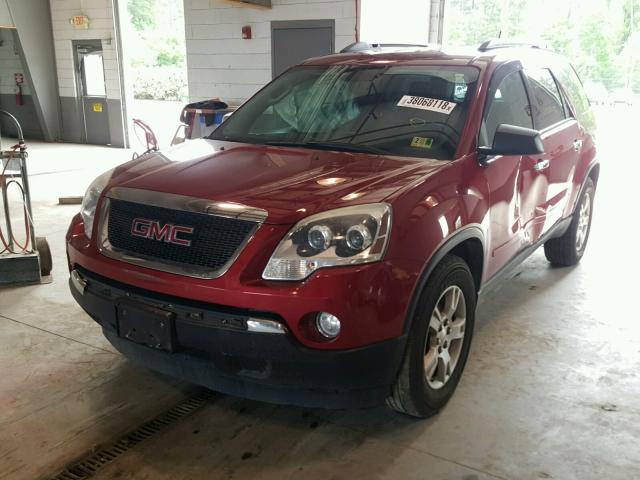 1GKKRPED3CJ307152 - 2012 GMC ACADIA SLE RED photo 2