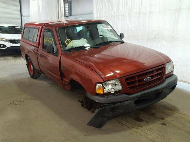 1FTYR10D63TA32312 - 2003 FORD RANGER RED photo 1