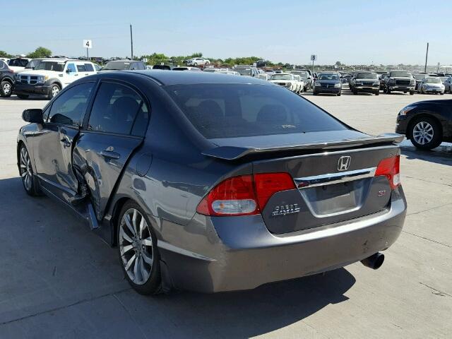 2HGFA5E53BH701043 - 2011 HONDA CIVIC SI GRAY photo 3