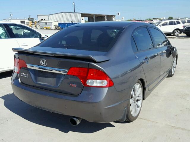 2HGFA5E53BH701043 - 2011 HONDA CIVIC SI GRAY photo 4