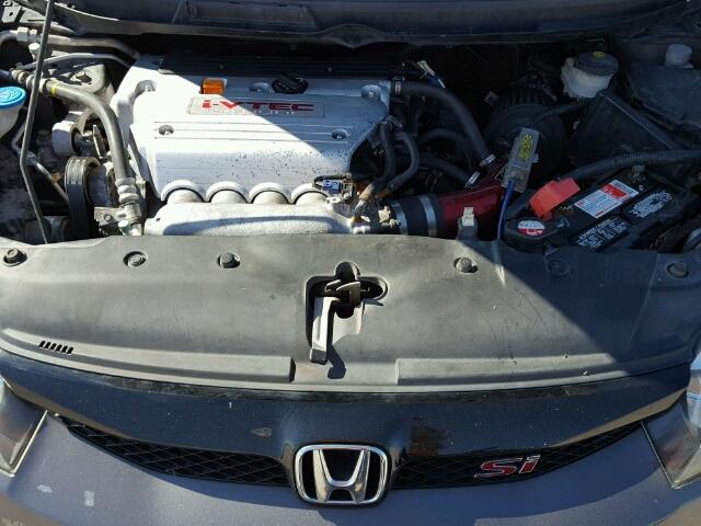 2HGFA5E53BH701043 - 2011 HONDA CIVIC SI GRAY photo 7