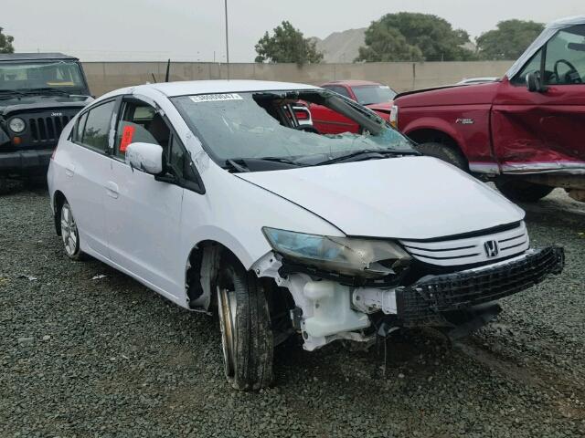 JHMZE2H74AS007477 - 2010 HONDA INSIGHT EX WHITE photo 1