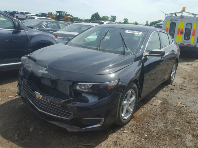 1G1ZB5ST4GF293424 - 2016 CHEVROLET MALIBU LS შავი ფოტო 2
