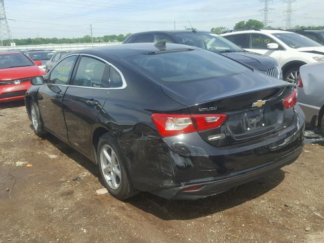 1G1ZB5ST4GF293424 - 2016 CHEVROLET MALIBU LS შავი ფოტო 3