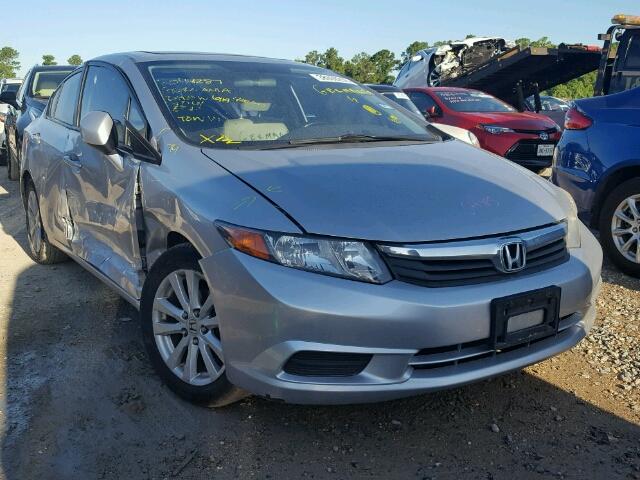 19XFB2F96CE328038 - 2012 HONDA CIVIC EXL GRAY photo 1