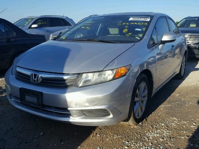 19XFB2F96CE328038 - 2012 HONDA CIVIC EXL GRAY photo 2
