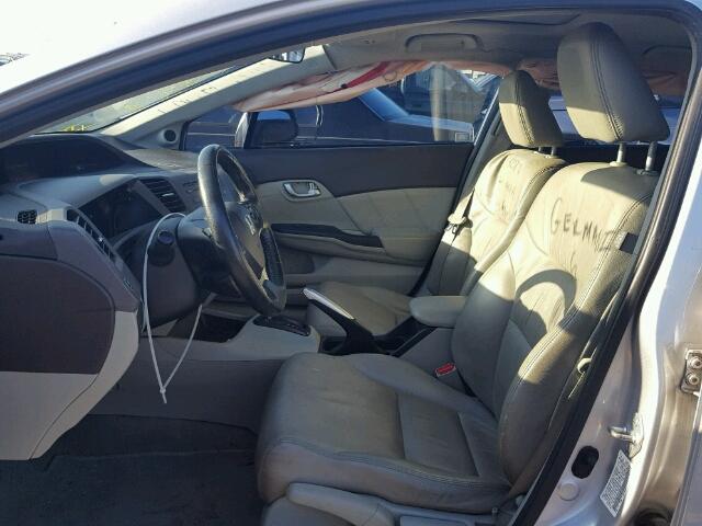 19XFB2F96CE328038 - 2012 HONDA CIVIC EXL GRAY photo 5