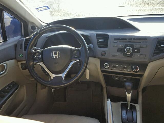 19XFB2F96CE328038 - 2012 HONDA CIVIC EXL GRAY photo 9