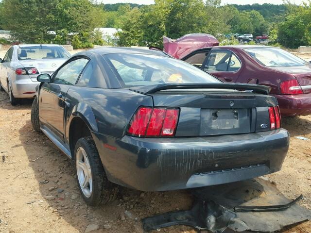 1FAFP404X2F199712 - 2002 FORD MUSTANG CHARCOAL photo 3